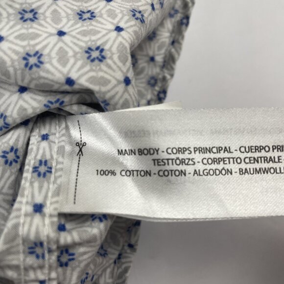 Ariat Western Shirt Men’s 2XL Long Sleeve Geometric Print Button Down Blue Gray - Picture 10 of 11